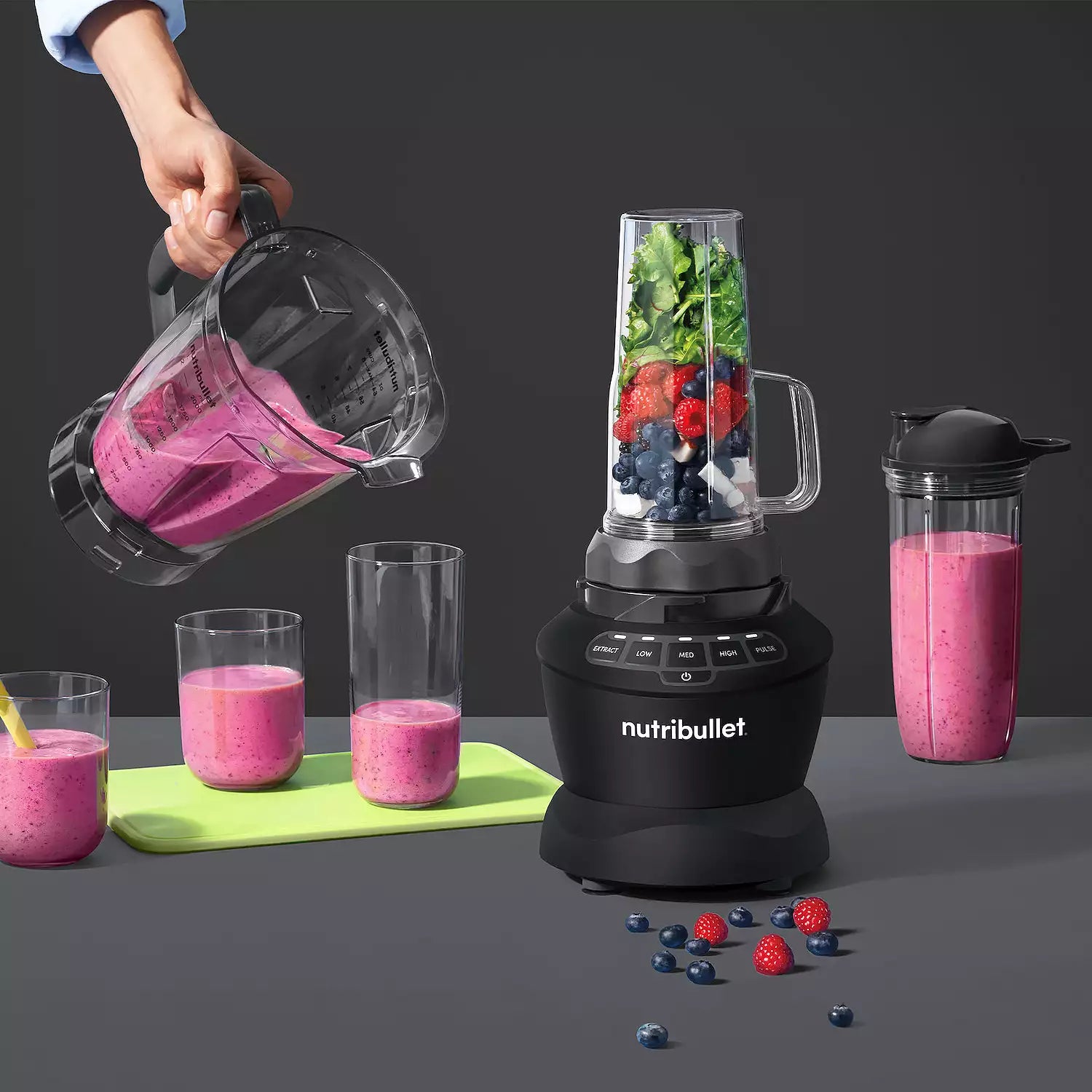 NutriBullet® 1200 Watt Blender Combo with Single Serve Cups