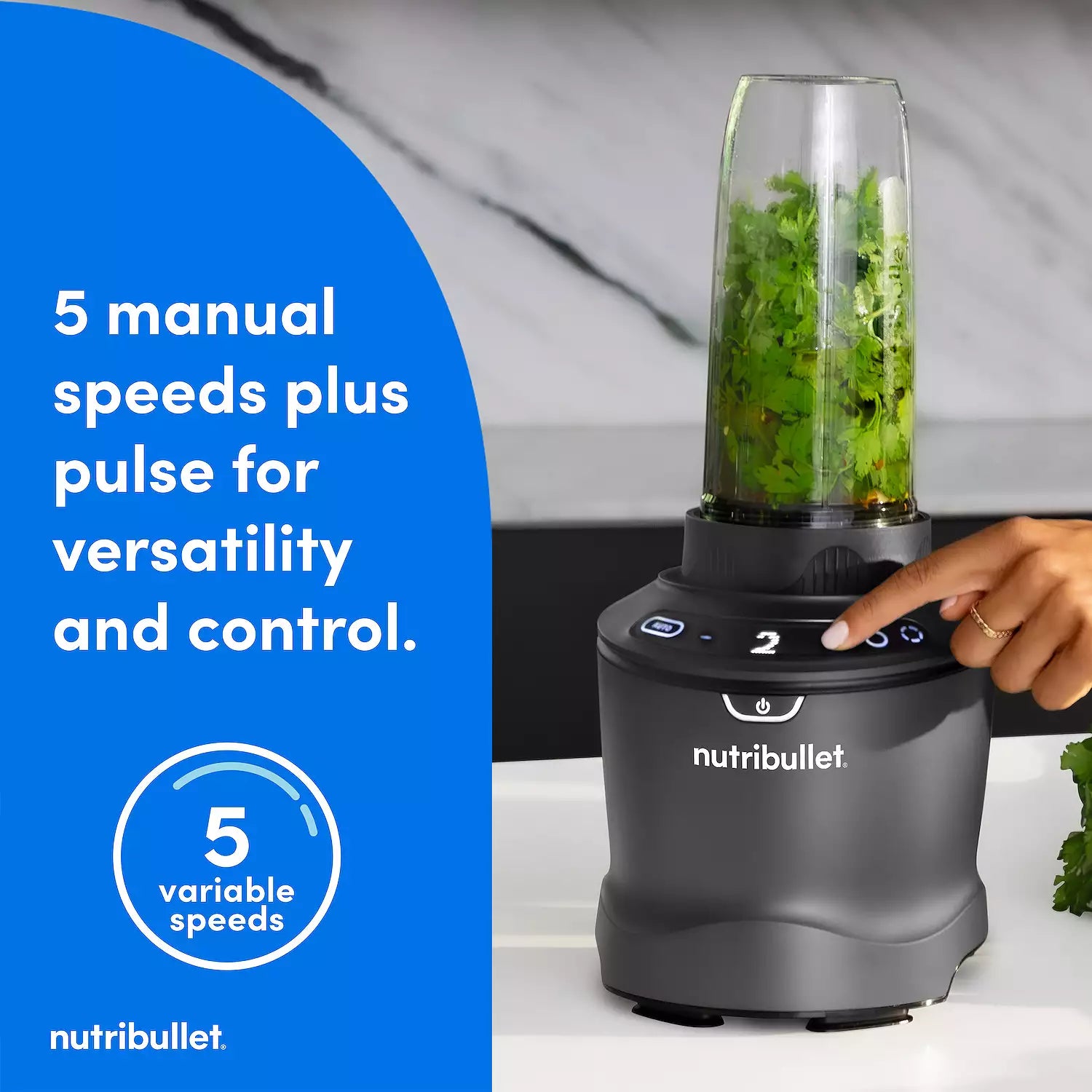 NutriBullet SmartSense 5-Speed Blender Combo Set